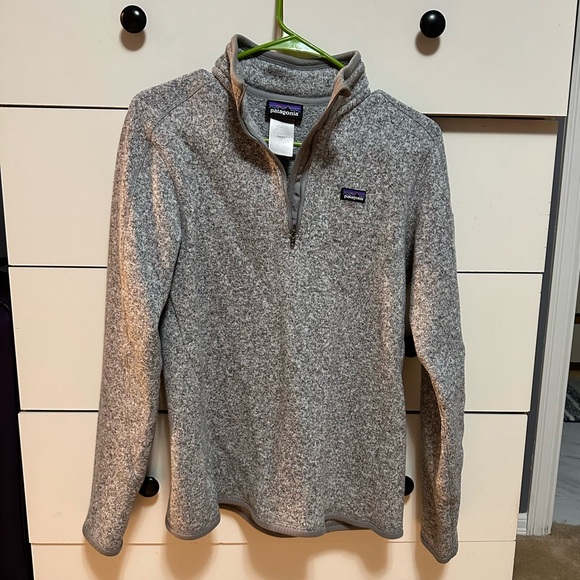 Patagonia Gray Quarter-Zip Pullover - Picture 1 of 3